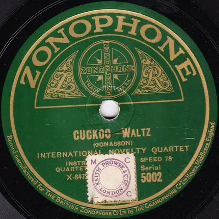 International Novelty Quartet - Cuckoo / Lena