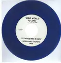 7inch Vinyl Single - International Children's Choir - Let There Be Peace On Earth - blue vinyl