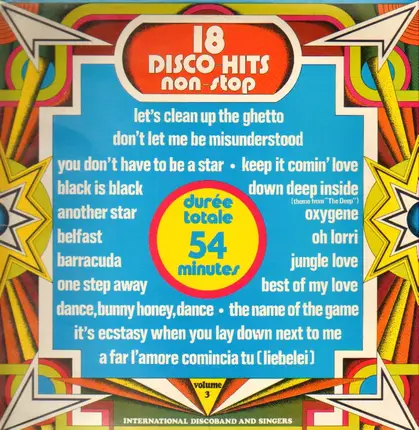 International Disco Band And Singers - 18 Disco-Hits Non-Stop