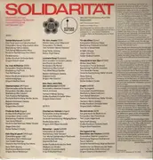 LP - Internationaler Rundfunk-Solidaritätslieder-Wettbewerb 1972 - Solidarität