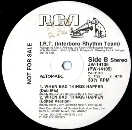 Interboro Rhythm Team - When Bad Things Happen