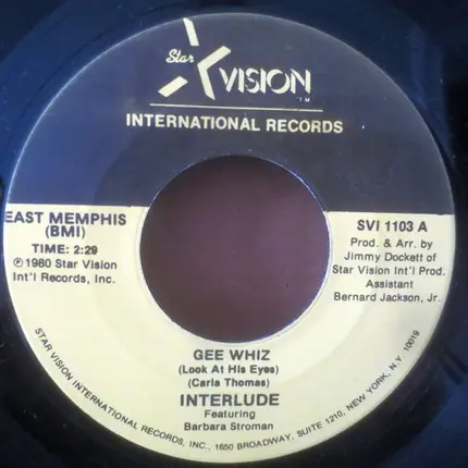 Interlude Feat. Barbara Stroman - Gee Whiz (Look At His Eyes) /  I Surrender