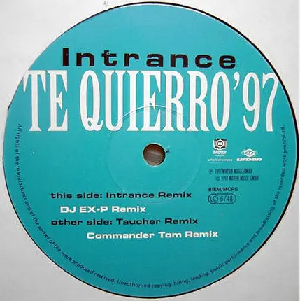 Intrance - Te Quierro '97 (Part I)