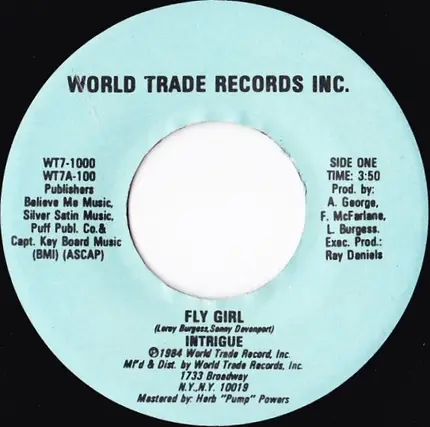 Intrigue - Fly Girl