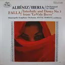 LP - Albéniz, Falla - Iberia / Interlude And Dance No. 1 From 'La Vide Breve'