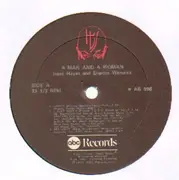Double LP - Isaac Hayes & Dionne Warwick - A Man And A Woman - die-cut, black labels