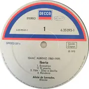 Double LP - Albéniz / Alicia de Larrocha - Iberia • Cantos de España - Hardcover Box + Booklet