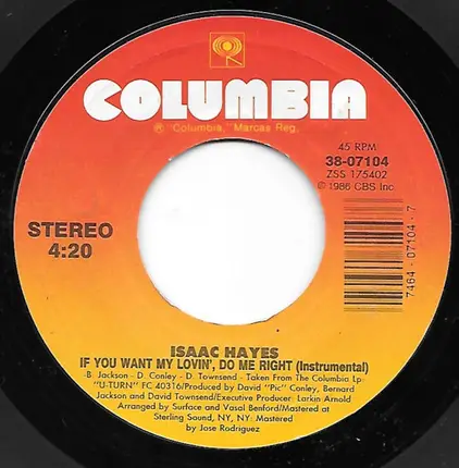 Isaac Hayes - If You Want My Lovin', Do Me Right