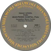 LP - Vivaldi & Geo - Isaac Stern / Jean-Pierre Rampal Play Vivaldi & Telemann (Double Concertos In C Minor And D Minor / Suite In A Minor For Flute And Strings)