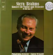 LP - Isaac Stern / Johannes Brahms - The Philadelphia Orchestra , Eugene Ormandy - Konzert Für Violine Und Orchester D-dur Op.77