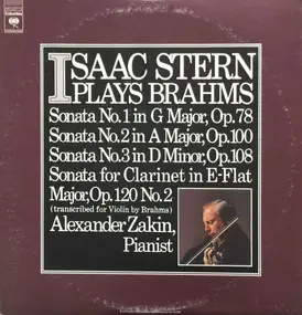 Johannes Brahms - Sonata No. 1 In G Major, Op. 78 / Sonata No. 2 In A Major, Op. 100 / Sonata No. 3 In D Minor, Op. 1