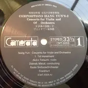 LP - Isang Yun - Compositions Isang Yun's 2 - Concerto For Violin And Orchestra