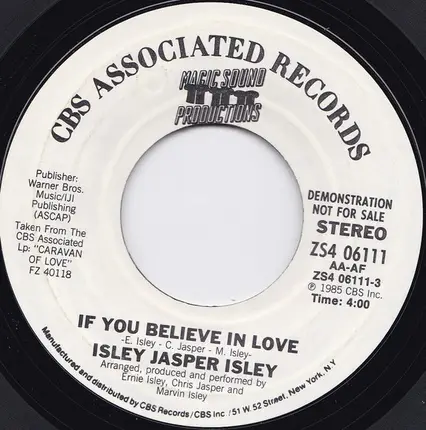 Isley Jasper Isley - If You Believe In Love