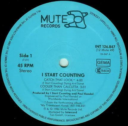 I Start Counting - Catch That Look