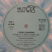 12'' - I Start Counting - Letters To A Friend - Blue-White Marbled