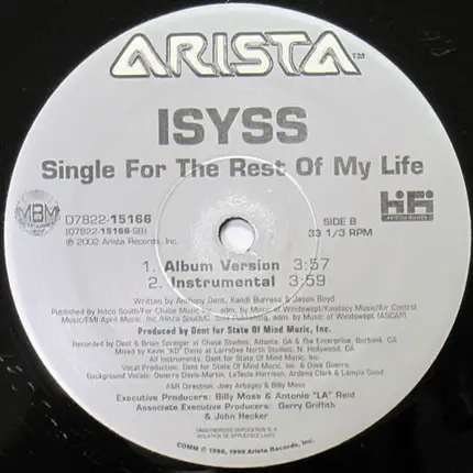 Isyss - Single For The Rest Of My Life