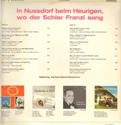 LP - Irma Richter, Edith und Karl Dworak... - In Nussdorf beim Heurigen, wo der Schier Franzl sang