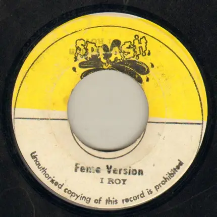 I Roy / Bongo Herman - Feme Version / Feyu Version