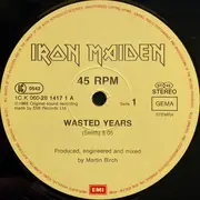 12inch Vinyl Single - Iron Maiden - Wasted Years
