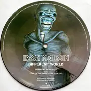 7inch Vinyl Single - Iron Maiden - Different World - Picture disc