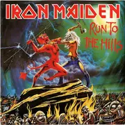 7inch Vinyl Single - Iron Maiden - Run To The Hills - Red Vinyl