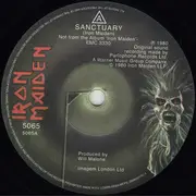 7inch Vinyl Single - Iron Maiden - Sanctuary