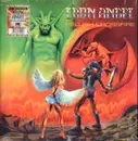LP - Iron Angel - Hellish Crossfire - Fire Splatter Vinyl