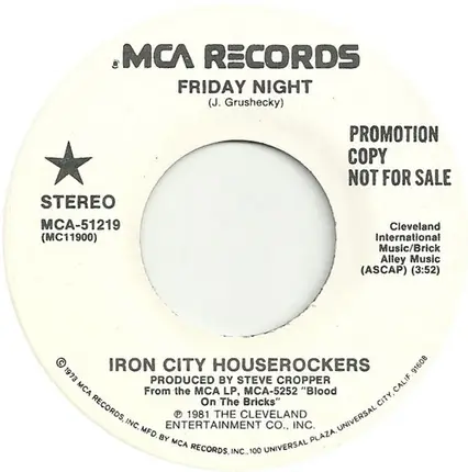 Iron City Houserockers - Friday Night