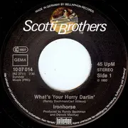 7inch Vinyl Single - Ironhorse - What's Your Hurry Darlin' / Sweet Lui-Louise