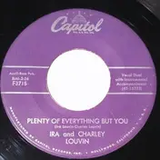 Ira Louvin - Plenty Of Everything But You / The First One To Love You