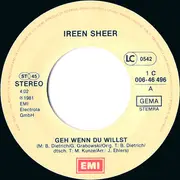 7inch Vinyl Single - Ireen Sheer - Geh Wenn Du Willst