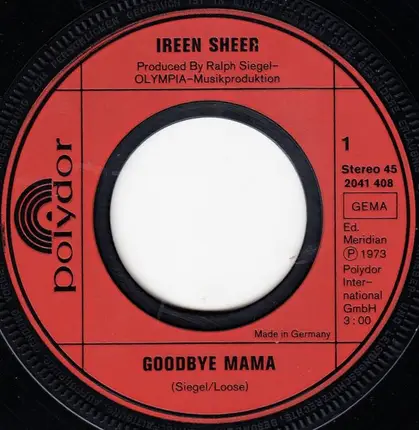 Ireen Sheer - Goodbye Mama