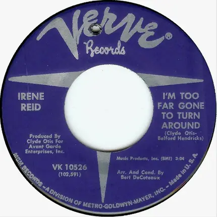 Irene Reid - I'm Too Far Gone To Turn Around