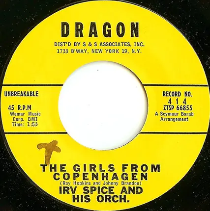 Irv Spice And The Orchestra - The Hapsburg Serenade