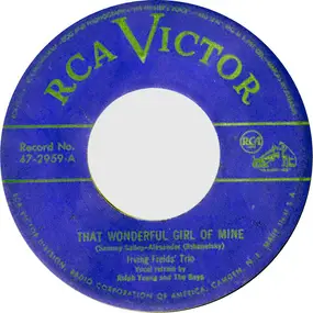 Irving Fields Trio - That Wonderful Girl Of Mine