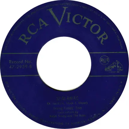 Irving Fields Trio , Ralph Young And The Boys - That Wonderful Girl Of Mine