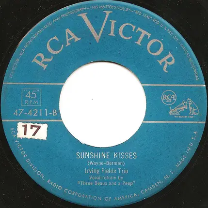 Irving Fields Trio - Flamingo Fantasy / Sunshine Kisses
