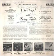 LP - Irving Fields Trio - Live It Up! - SIGNED