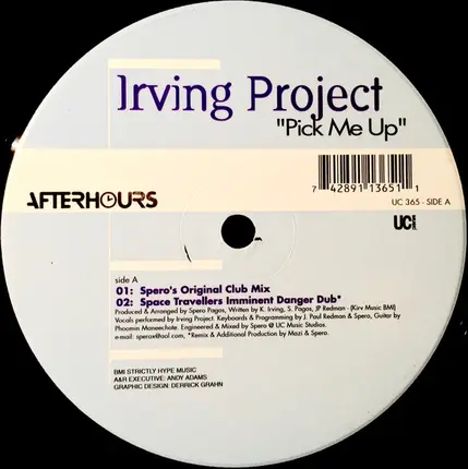 Irving Project - Pick Me Up