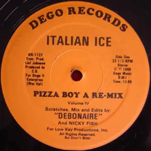 Italian Ice - Pizza Boy A Re-Mix / Mars Re-Pumped