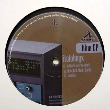 Italoboyz - Blue EP