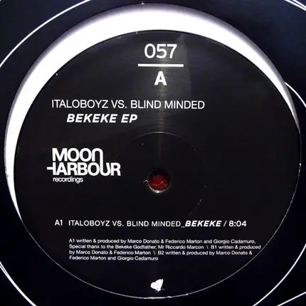Italoboyz vs. Blind Minded - Bekeke EP