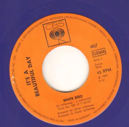 It's A Beautiful Day - White Bird