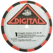 LP - Korngold / Conus - Itzhak Perlman plays Concerto In D - Concerto In E Minor