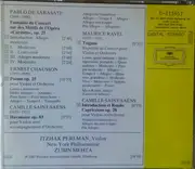 CD - Saint-Saëns / Sarasate / Chausson / Ravel - Introduction & Rondo Capriccioso / Havanaise / Carmen-Fantasy / Poème / Tzigane