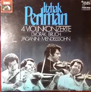 LP-Box - Itzhak Perlman , Antonín Dvořák , Max Bruch , Niccolò Paganini , Felix Mendelssohn-Bartholdy - 4 Violinkonzerte, Dvorak, Bruch, Paganini, Mendelssohn