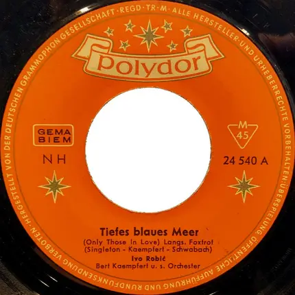Ivo Robić - Tiefes Blaues Meer (Only Those In Love)