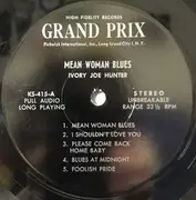 LP - Ivory Joe Hunter - Mean Woman Blues
