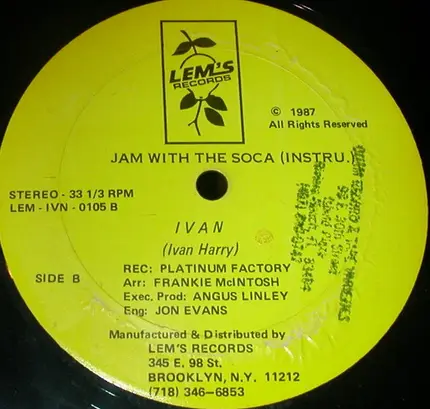 Ivan Harry - Jam With The Soca