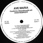 LP - Ivan Rebroff - Ave Maria (Festliche Abendmusik Mit Ivan Rebroff)